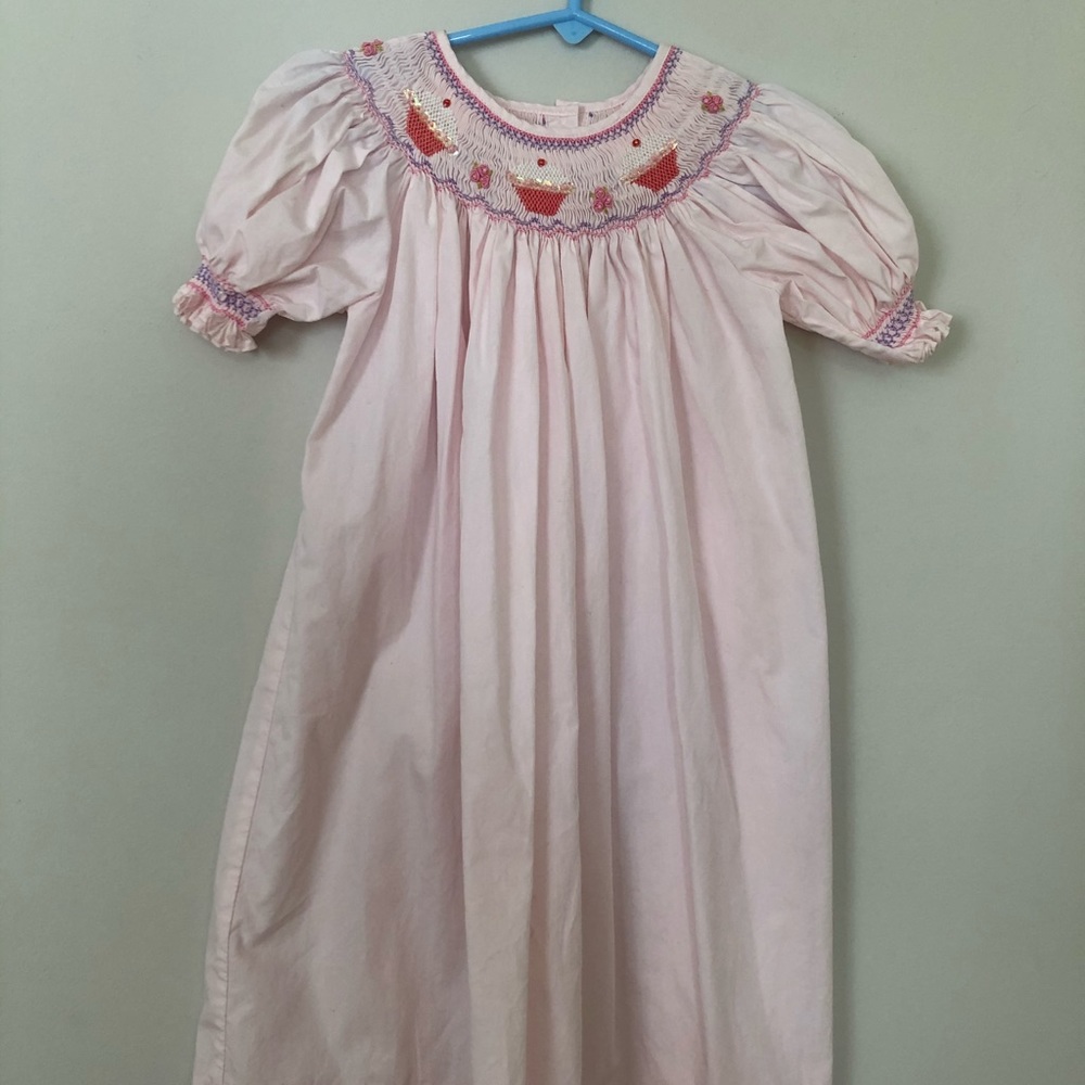 Smocked Sequin Cupcake Dress